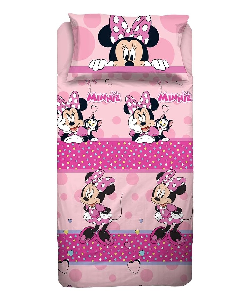 Completo Letto Singolo Minnie Mouse - Disney