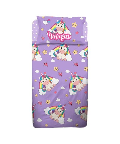 Completo Letto Singolo Unicorno Arcobaleno - HERMET