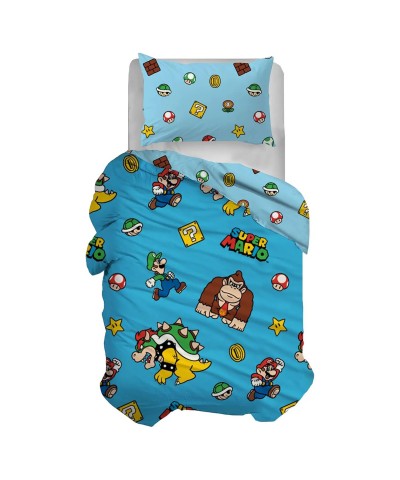 Parure Copripiumino singolo Super Mario - Hermet