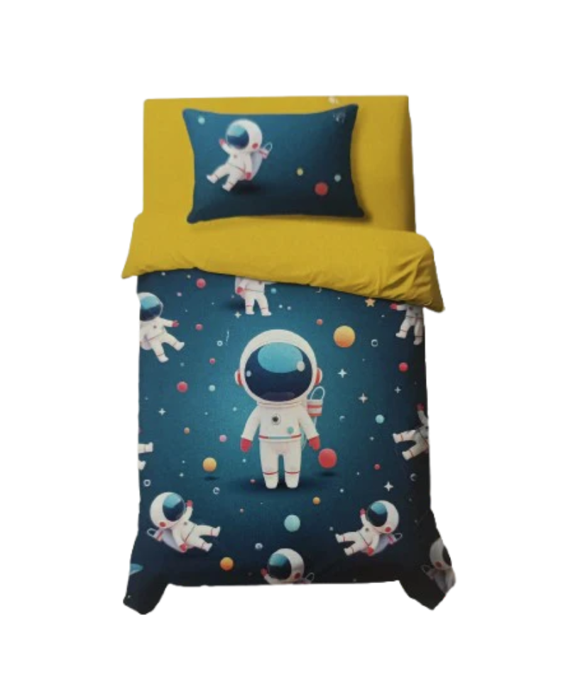 Completo Lenzuola singolo Spacekid - Biancaluna