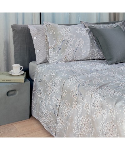 Completo Letto in flanella Matrimoniale KIMONO - Fazzini