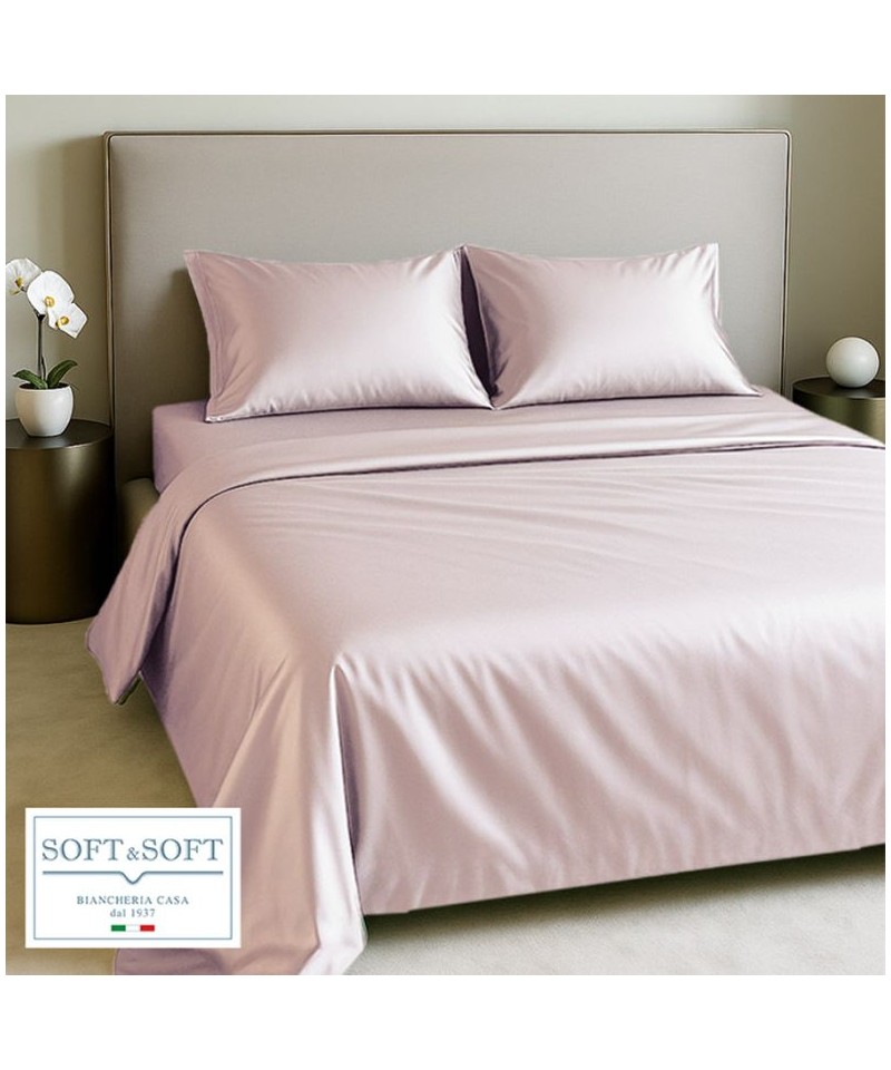 Completo Letto Matrimoniale in seta CLARA - Biancaluna