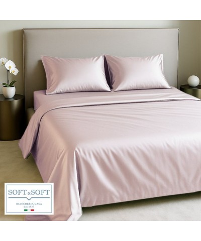 Completo Letto Matrimoniale in seta CLARA - Biancaluna