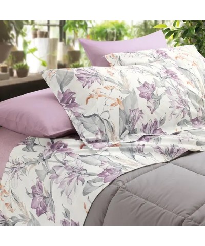 Completo Letto Matrimoniale caldo cotone BELLA - Gabel
