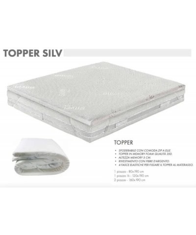 Topper 1 piazza Memory Silv - Zambaiti