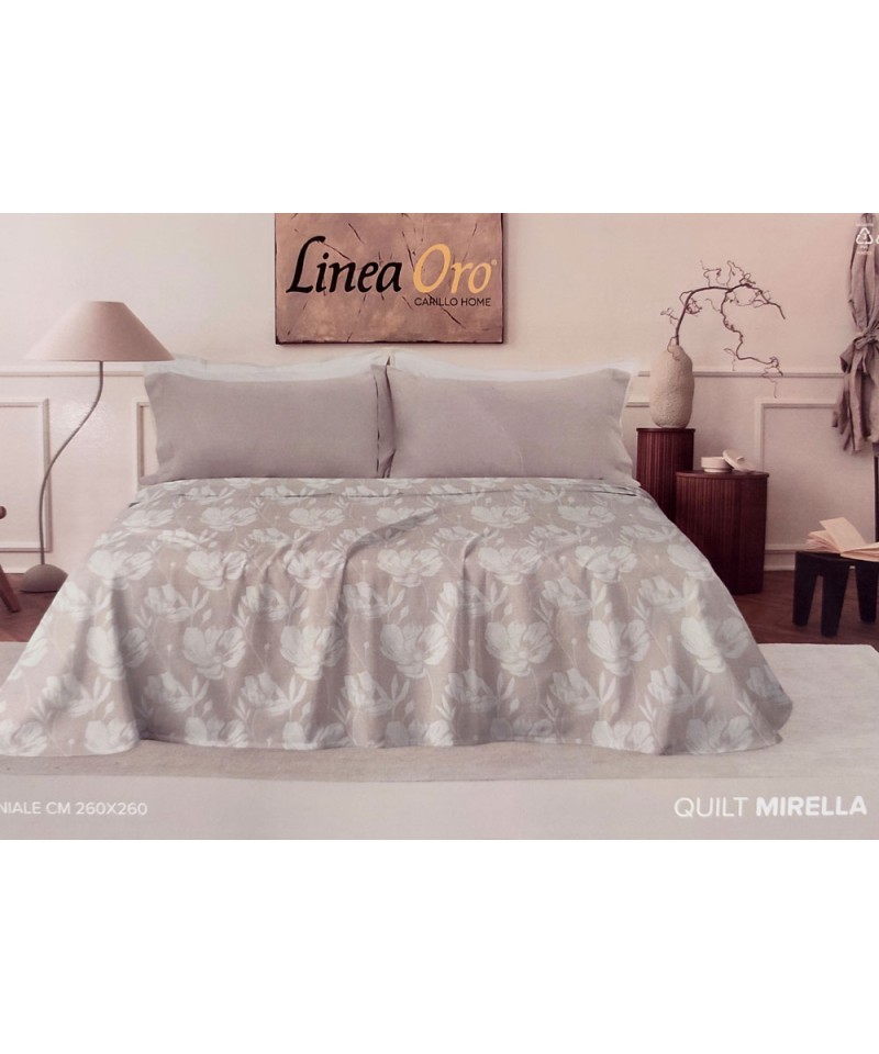 Quilt / Trapuntino Matrimoniale Mirella - Linea Oro