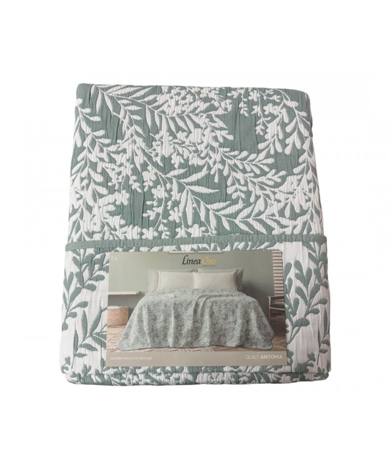 Quilt / Trapuntino Matrimoniale Antonia - Linea Oro