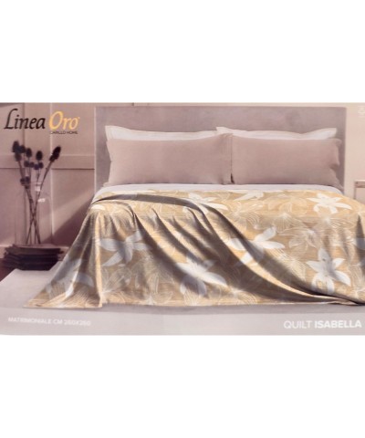 Quilt / Trapuntino Matrimoniale Isabella - Linea Oro