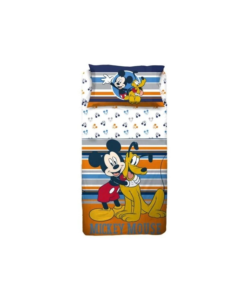 Completo lenzuolo - Copriletto Singolo Mickey Mouse - Hermet