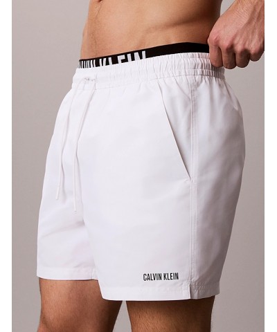 Pantaloncini da bagno corti con fascia in vita doppia - Intense Power - Calvin Klein