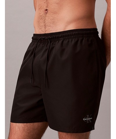 Pantaloncini da bagno con cordoncino medio - CK Monogram - Calvin Klein