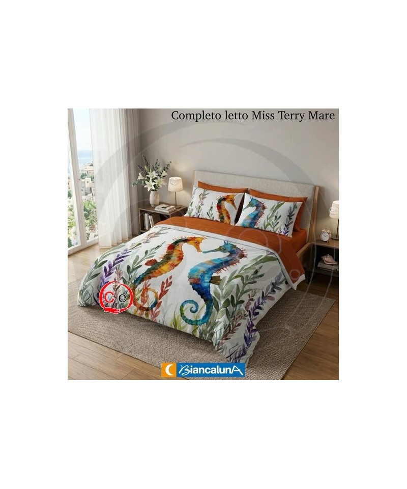 Completo Letto Matrimoniale Mare - Miss Terry
