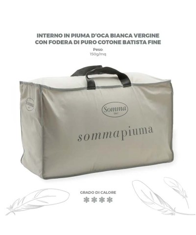 Piumino 100% Oca Bianca Vergine Prestige Matrimoniale - Somma