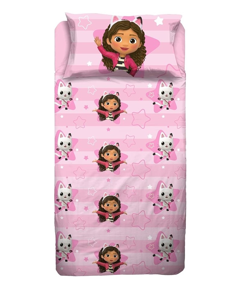 Completo Letto Singolo Gabby's Dollhouse - Hermet