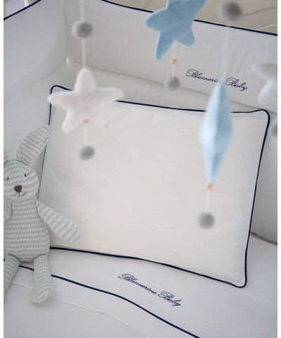 Completo 5 pezzi Lettino Baby Blu BLUMARINE