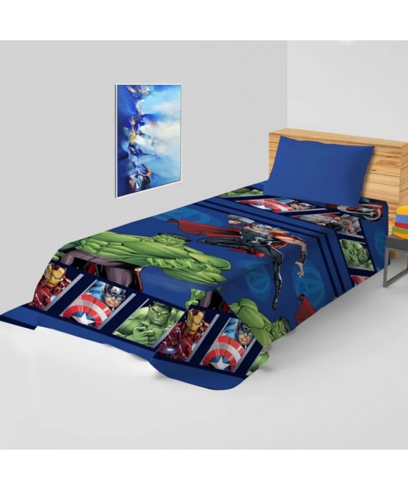 Copriletto Singolo Avengers Disney HERMET