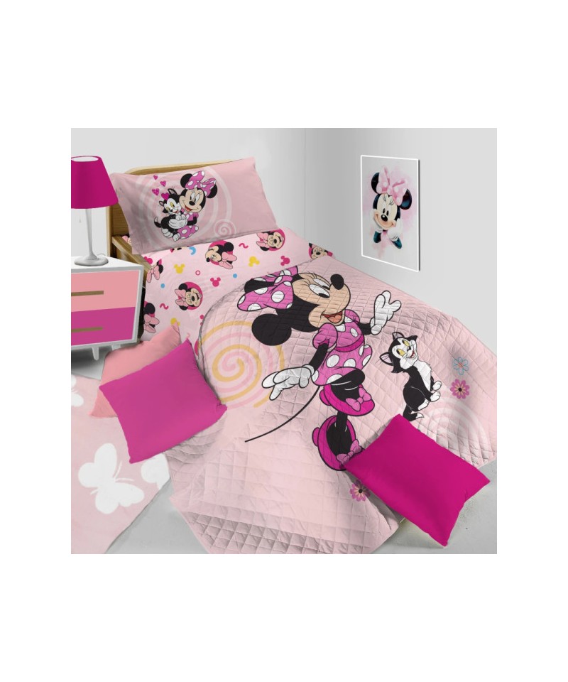 Copriletto Trapuntato Singolo Minnie Disney HERMET