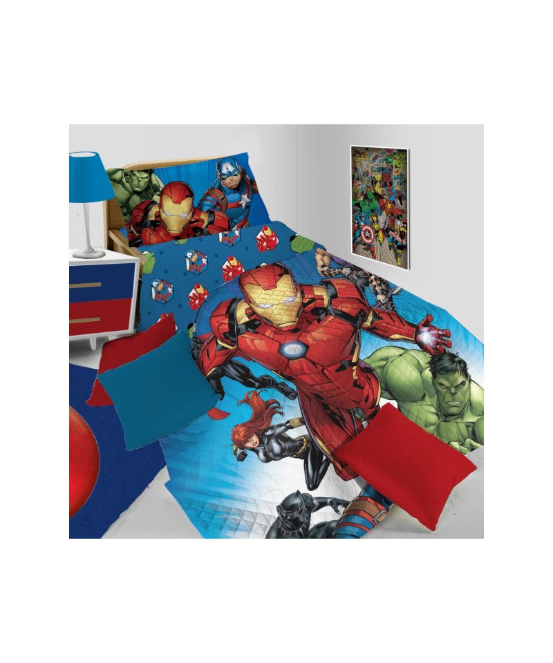 Copriletto Trapuntato Singolo Avengers HERMET