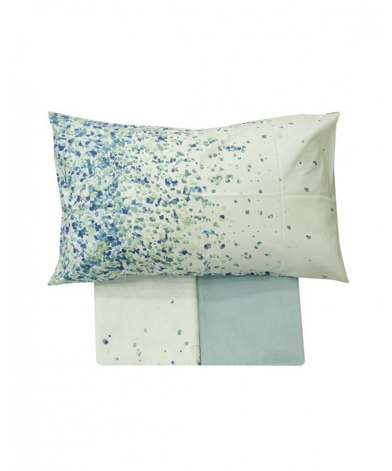 Completo lenzuolo copriletto matrimoniale cotone PORTLAND - Gabel
