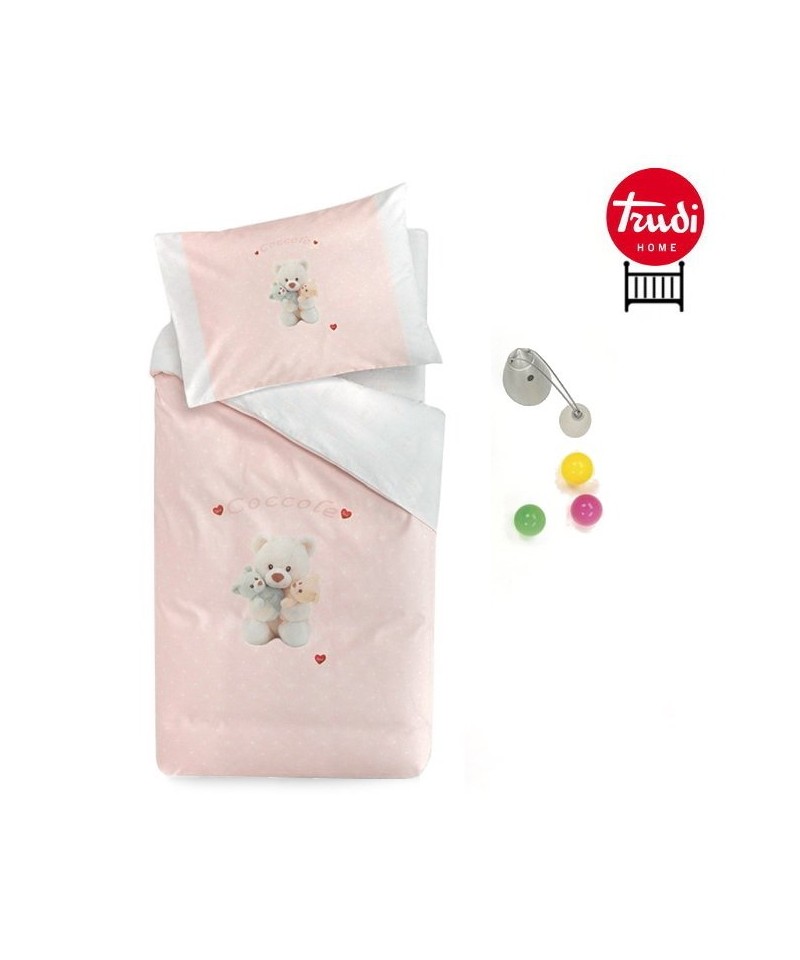 Completo Copripiumino Lettino Coccole - Trudi Home