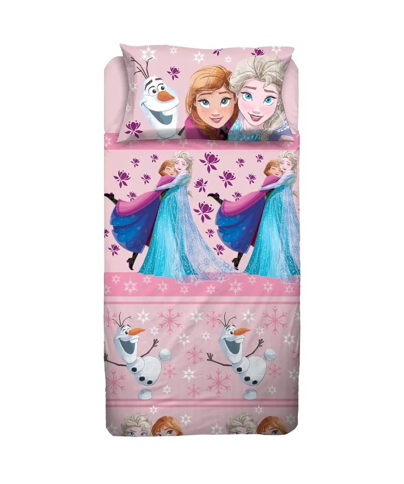 Parure Copripiumino Singolo Frozen - Disney