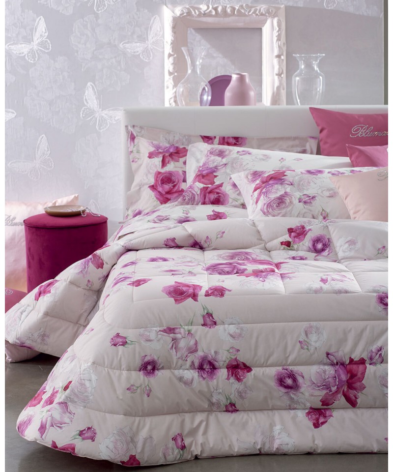 Copriletto Trapuntato Rose Matrimoniale - Blumarine