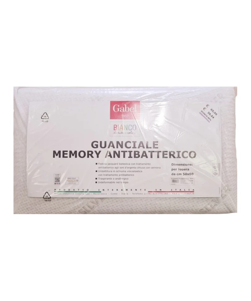 Guanciale Memory Antibatterico Buonanotte - Gabel